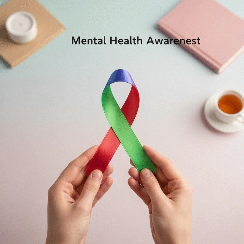 mental health ribbon