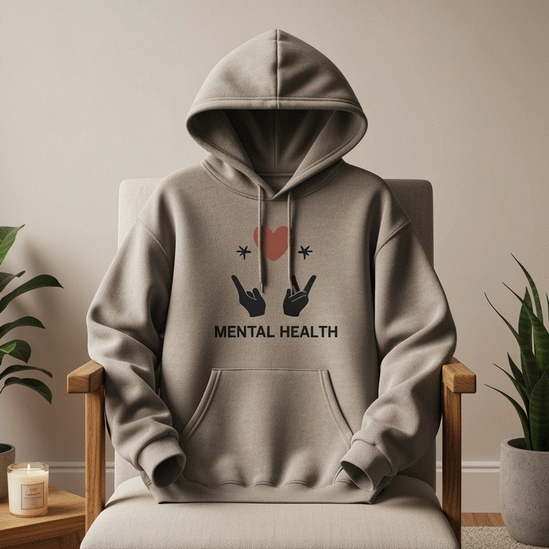 mental health hoodie